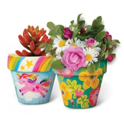 KidzMaker - Pots de fleurs - 4M-5604781 - 4M - Moulages en plâtres - Le Nuage de Charlotte