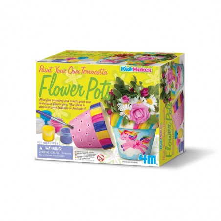 KidzMaker - Pots de fleurs - 4M-5604781 - 4M - Moulages en plâtres - Le Nuage de Charlotte