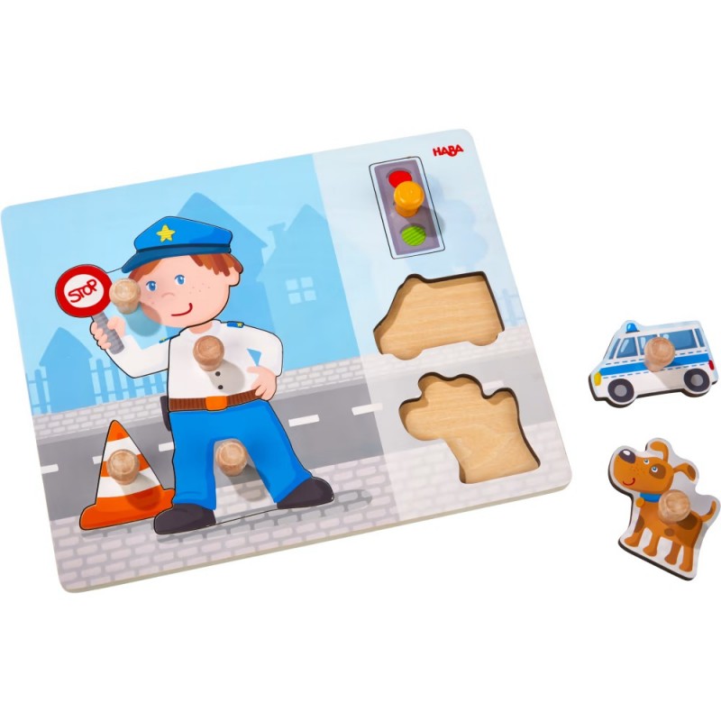 Puzzle Police - HAB-304590 - Haba - Puzzles et casse-têtes - Le Nuage de Charlotte