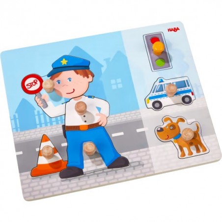 Clutching Puzzle Police Deployment - HAB-304590 - Haba - Puzzles - Le Nuage de Charlotte