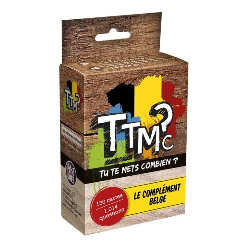 TTMC - Tu te mets Combien? - Le complément Belge - EDB-PIX339 - Les Éditions de Base - Board Games - Le Nuage de Charlotte