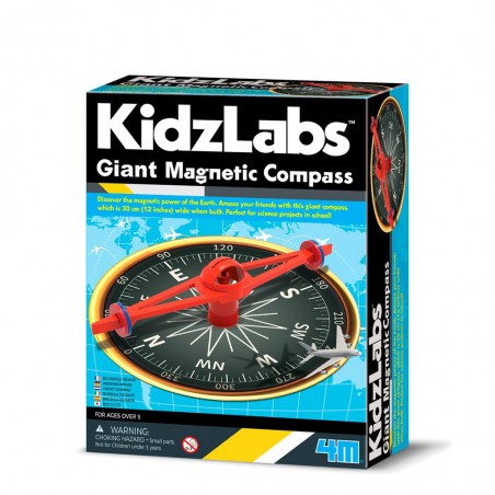 KidzLabs - Boussole Magnétique Géante - 4M-5603438 - 4M - Coffrets éducatifs - Le Nuage de Charlotte