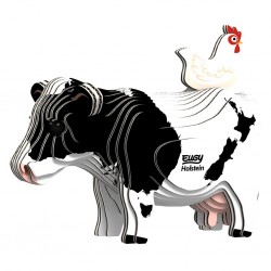 Eugy 079 - Holstein Cow - EUG-5313913 - dodoland - Maquettes en carton - Le Nuage de Charlotte