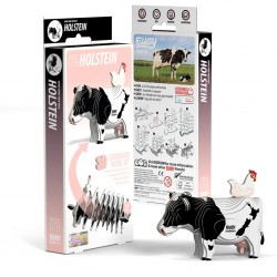 Eugy 079 - Vache Holstein - EUG-5313913 - dodoland - Maquettes en carton - Le Nuage de Charlotte