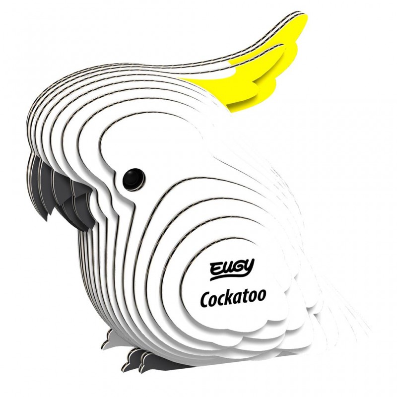 Eugy 028 - Cockatoo - EUG-5313928 - dodoland - Maquettes en carton - Le Nuage de Charlotte