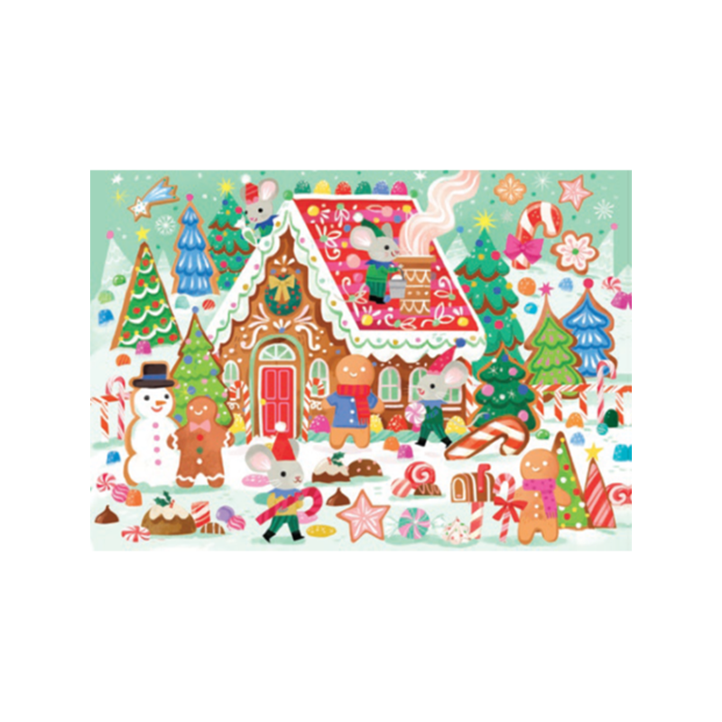 Gingerbread House Puzzle - 36 pieces - CCR-4020-4 - Crocodile Creek - Puzzles for little ones - Le Nuage de Charlotte