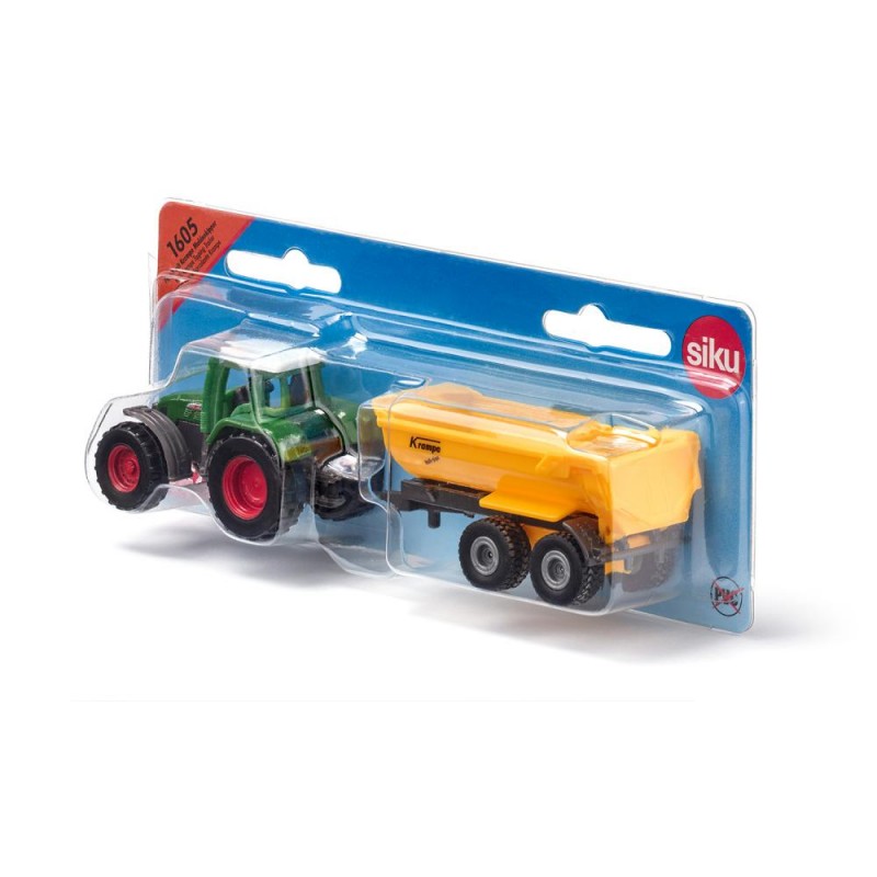 Fendt with Krampe tipping trailer - SIK-1605 - Siku - Cars, Trucks, etc. - Le Nuage de Charlotte