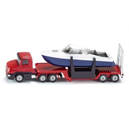 Low Loader with Boat - SIK-1613 - Siku - Cars, Trucks, etc. - Le Nuage de Charlotte