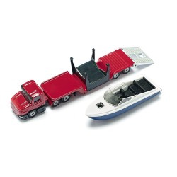 Low Loader with Boat - SIK-1613 - Siku - Cars, Trucks, etc. - Le Nuage de Charlotte