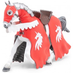 Horse of unicorn knight with spear - PAPO-cvi-39781 - Papo - Figures and accessories - Le Nuage de Charlotte