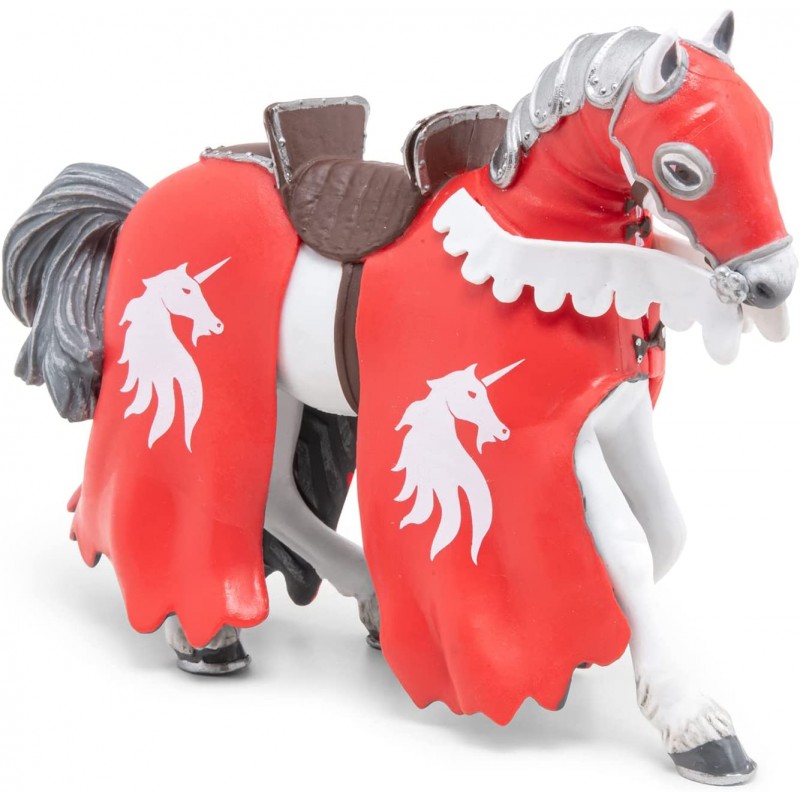 Horse of unicorn knight with spear - PAPO-cvi-39781 - Papo - Figures and accessories - Le Nuage de Charlotte