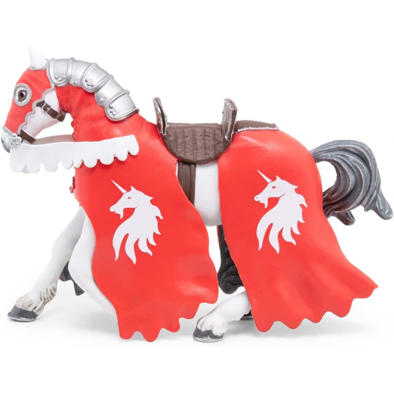 Horse of unicorn knight with spear - PAPO-cvi-39781 - Papo - Figures and accessories - Le Nuage de Charlotte