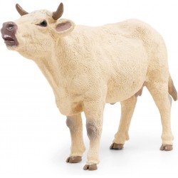 Charolais cow mooing - PAPO-rja-51158 - Papo - Figures and accessories - Le Nuage de Charlotte