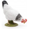 Poule blanche picorant - PAPO-rbl-51160 - Papo - Figurines et accessoires - Le Nuage de Charlotte