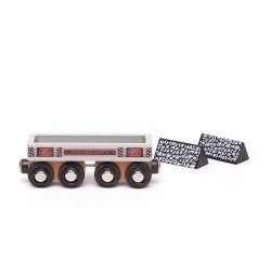 Big Coal Wagon - BIG-BJT408 - Bigjigs - Wooden Railway and Trains - Le Nuage de Charlotte