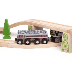 Big Coal Wagon - BIG-BJT408 - Bigjigs - Wooden Railway and Trains - Le Nuage de Charlotte