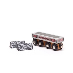 Big Coal Wagon - BIG-BJT408 - Bigjigs - Wooden Railway and Trains - Le Nuage de Charlotte