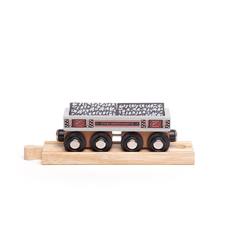 Big Coal Wagon - BIG-BJT408 - Bigjigs - Wooden Railway and Trains - Le Nuage de Charlotte