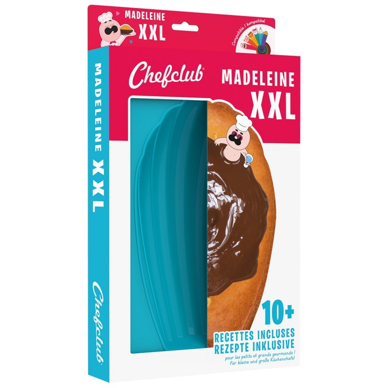 Chefclub - Madeleine XXL - CHCL-2BAKE226 - Chef Club - Cuisiner comme un grand - Le Nuage de Charlotte