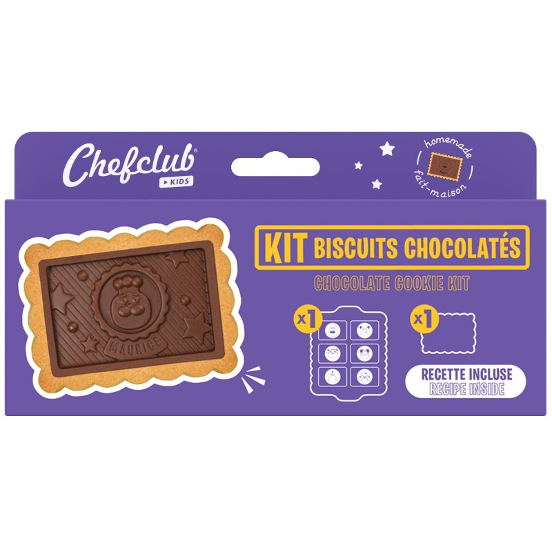 Chefclub - Kit biscuits chocolatés - CHCL-2BAKE936 - Chef Club - Cuisiner comme un grand - Le Nuage de Charlotte