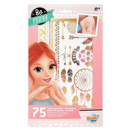 Be Teens - Wash-off Tattoos - Metallic - BUK-TA002 - Buki - Temporary Tattoos - Le Nuage de Charlotte