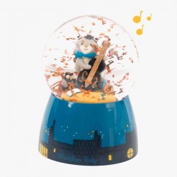 Les Moustaches - Musical snow globe - MRY-666241 - Moulin Roty - Snow Ball - Le Nuage de Charlotte