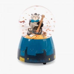 Les Moustaches - Musical snow globe - MRY-666241 - Moulin Roty - Snow Ball - Le Nuage de Charlotte