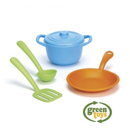 Green Toys Set de cuisine - GRT-CHF01R - Green Toys - Cuisines et magasins - Le Nuage de Charlotte