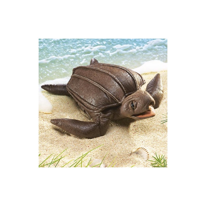 Leatherback Sea Turtle - FLK-2920 - Folkmanis - Hand Puppets - Le Nuage de Charlotte