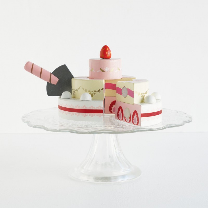 Strawberry Wedding Cake - LTV-TV329 - Le Toy Van - Play Food - Le Nuage de Charlotte