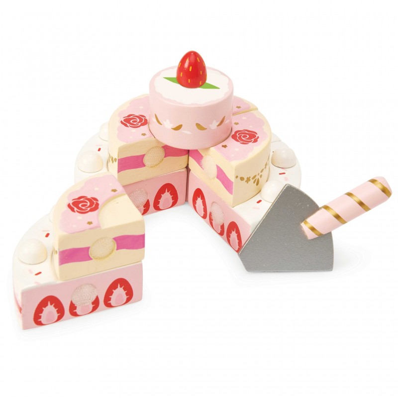 Strawberry Wedding Cake - LTV-TV329 - Le Toy Van - Play Food - Le Nuage de Charlotte