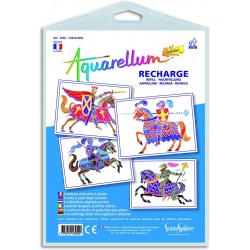 Aquarellum Junior - Recharge Chevaliers - STS-695R - SentoSphère - Dessins et peintures - Le Nuage de Charlotte