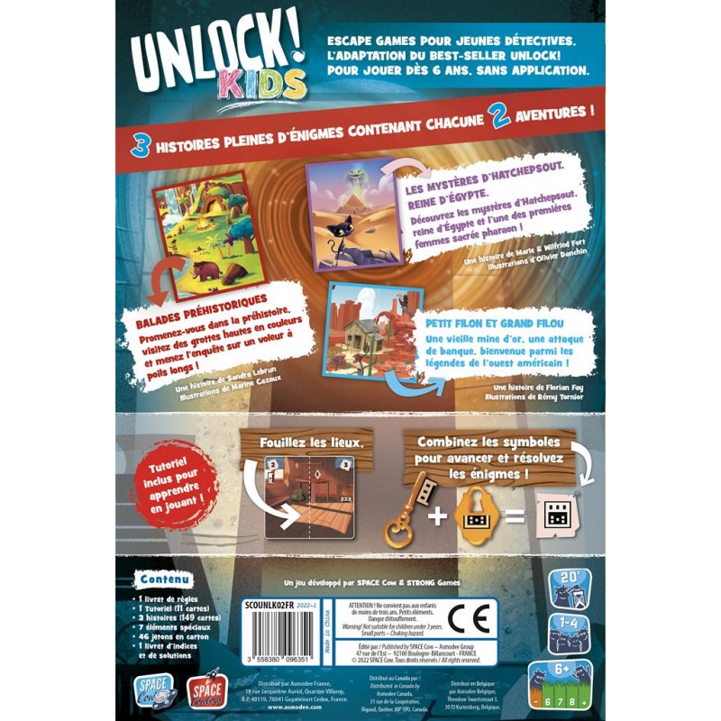 Unlock! - Kids 2 - Histoires d'époques - SPC-191519 - Space Cowboys - for the little ones - Le Nuage de Charlotte