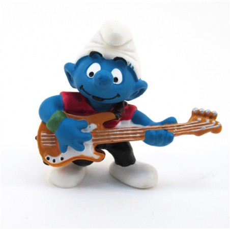 Schtroumpf Guitare basse - SCH-20450 - Schleich - Figurines et accessoires - Le Nuage de Charlotte