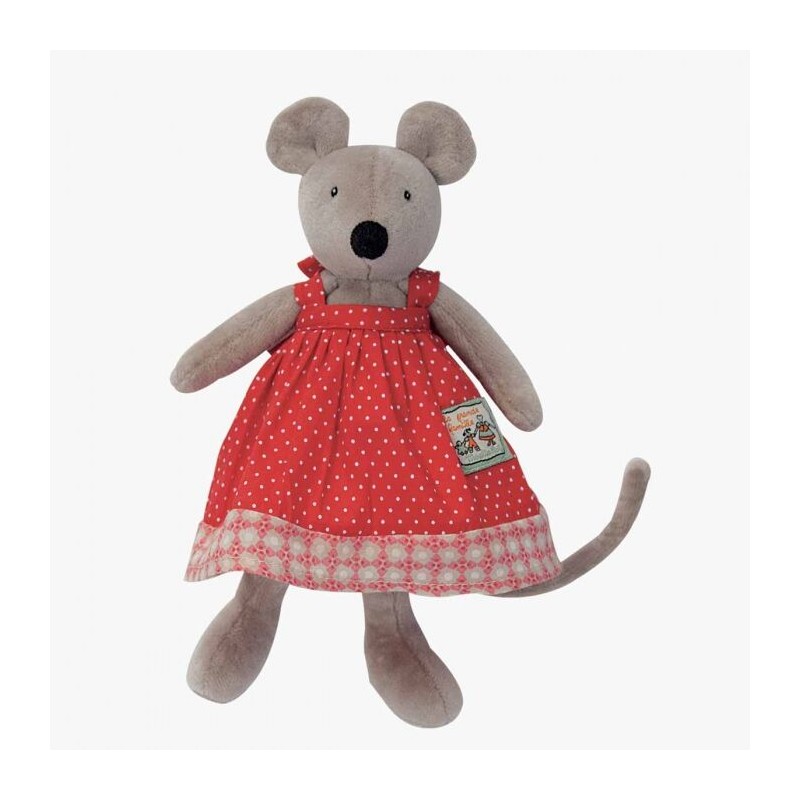 Soft Toy Nini the Mouse "Les Tout-Petits" - MRY-632248 - Moulin Roty - And the others... - Le Nuage de Charlotte