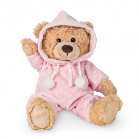 Ours en Pyjama - rose - HER-91386 3 - Hermann Teddy Original - Et toutes les autres... - Le Nuage de Charlotte