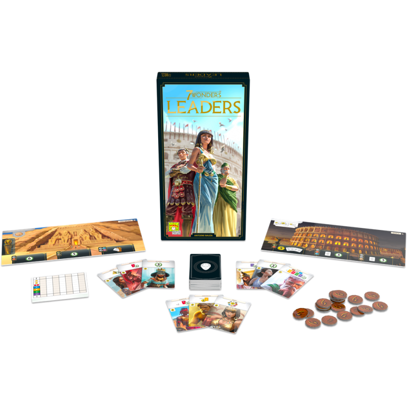 7 Wonders - Ext. Leaders (v2) - REP-6292141 - Repos Production - Board Games - Le Nuage de Charlotte