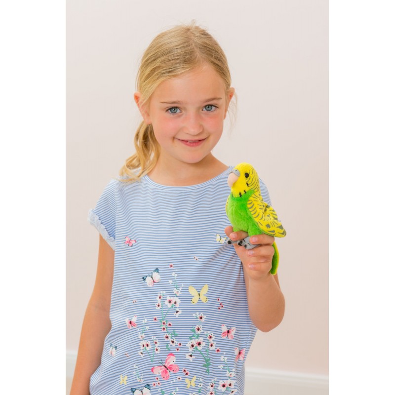 Green Parakeet - HER-94158 3 - Hermann Teddy Original - And the others... - Le Nuage de Charlotte