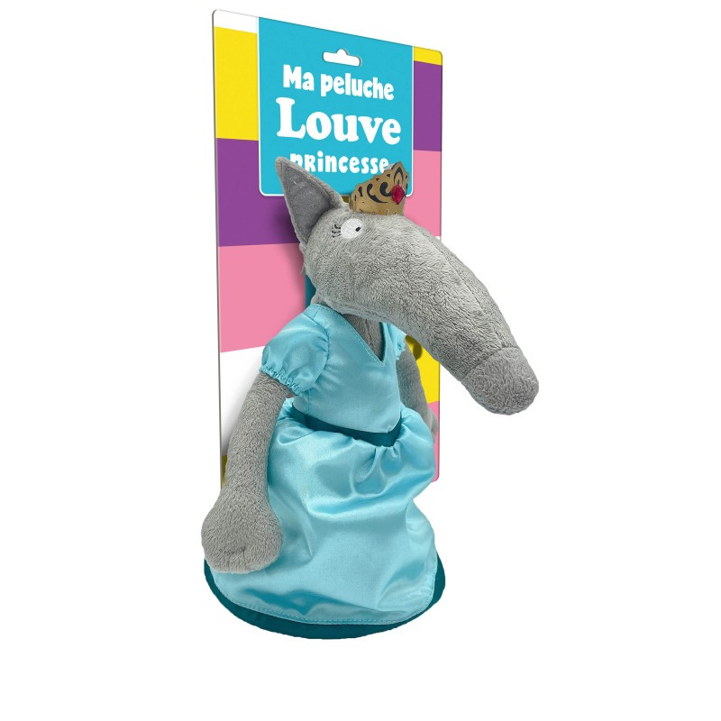 Ma peluche Louve princesse - AUZ-9791039517171 - Editions Auzou - Loup, Mademoiselle Yeti, ... - Le Nuage de Charlotte