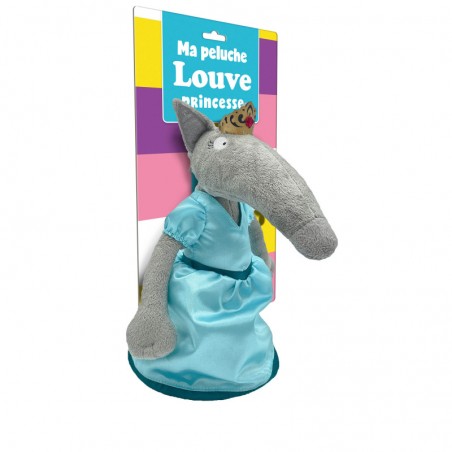 Ma peluche Louve princesse - AUZ-9791039517171 - Editions Auzou - Loup, Mademoiselle Yeti, ... - Le Nuage de Charlotte