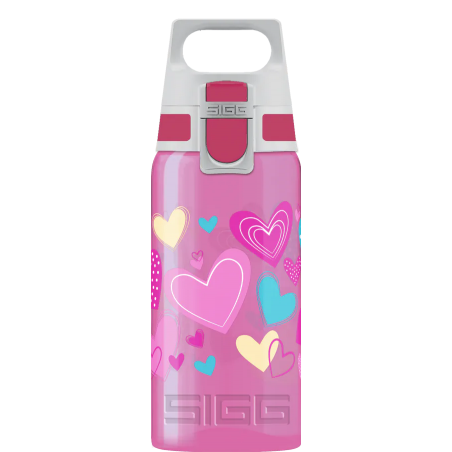 Sigg Gourde enfant VIVA ONE Hearts 0.5L - SIGG-868600 - Sigg - Gourdes et tasses - Le Nuage de Charlotte