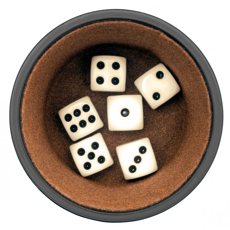 Dice cup, with 6 dice - PHIL-6696 - Philos - Board Games - Le Nuage de Charlotte