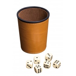 Dice cup, with 6 dice - PHIL-6696 - Philos - Board Games - Le Nuage de Charlotte