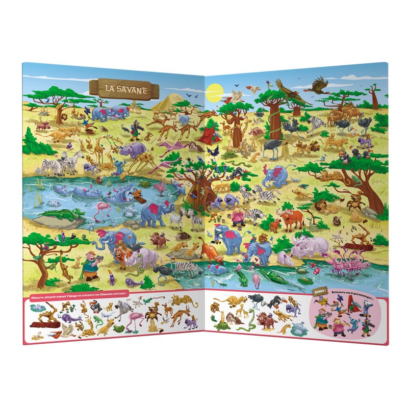 Cherche et trouve du loup - Autour du monde - AUZ-9791039514316 - Editions Auzou - Activity Books - Le Nuage de Charlotte