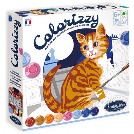 Colorizzy - Paint by numbers - Cats - STS-4503 - SentoSphère - Drawings and paintings - Le Nuage de Charlotte