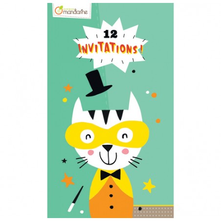 Cartes d'invitation, Animaux - AVM-CO143O - Avenue Mandarine - Cartes - Le Nuage de Charlotte