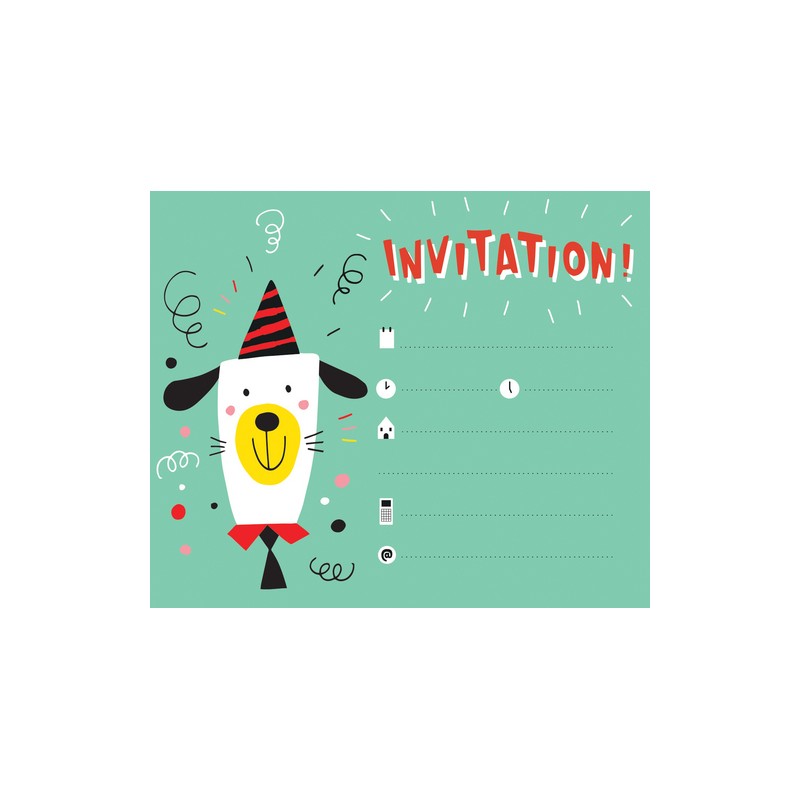 Cartes d'invitation, Animaux - AVM-CO143O - Avenue Mandarine - Cartes - Le Nuage de Charlotte