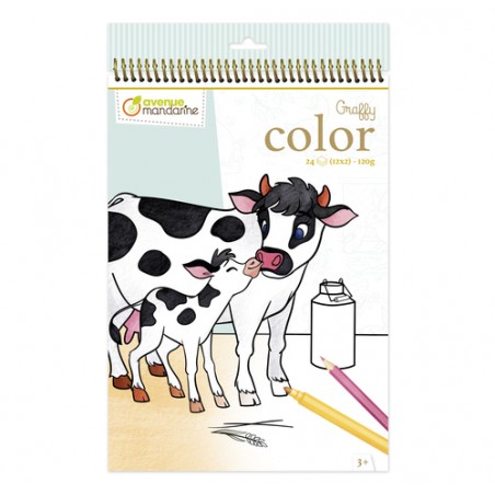 Graffy Color, Farm animals - AVM-GY104C - Avenue Mandarine - Drawings and paintings workshop - Le Nuage de Charlotte