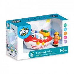 WOW Bateau de pompier Felix - WOW-01017 - WOW Toys - Les bateaux - Le Nuage de Charlotte