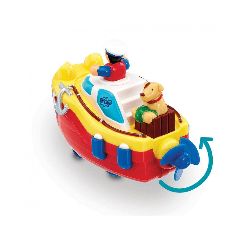 WOW Remorqueur Tommy - WOW-04000 - WOW Toys - Les bateaux - Le Nuage de Charlotte